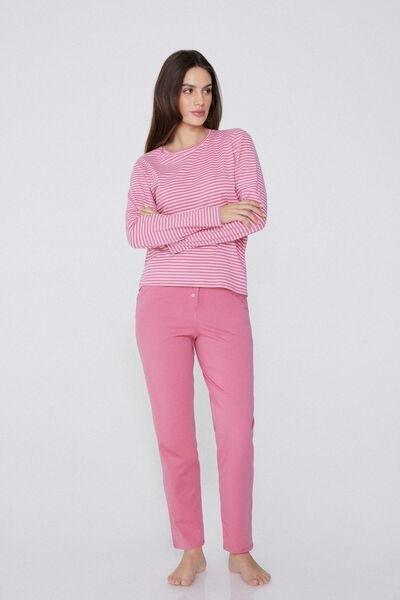 Pink Pockets And Buttons Trousers, , large image number 1