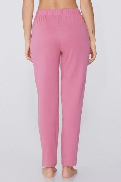 Pink Pockets And Buttons Trousers, , large image number 2
