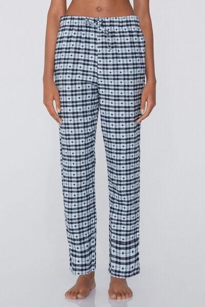 Multicolour Printed Flannel Trousers, 5701_203Y, large image number 3