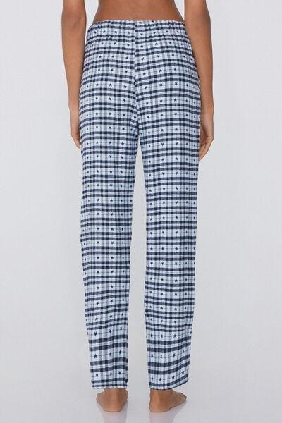 Multicolour Printed Flannel Trousers, 5701_203Y, large image number 4