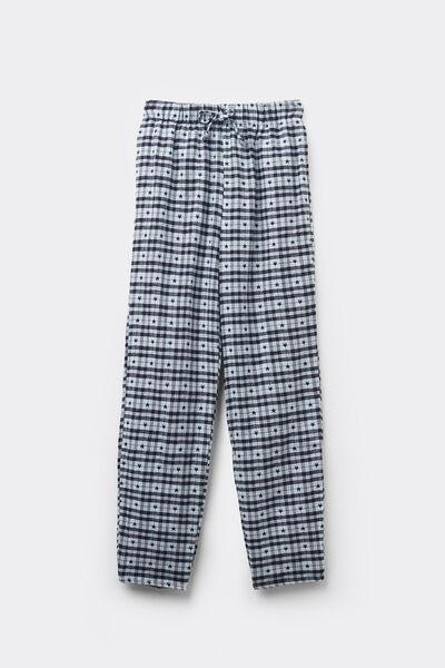 Multicolour Printed Flannel Trousers, 5701_203Y, large image number 6