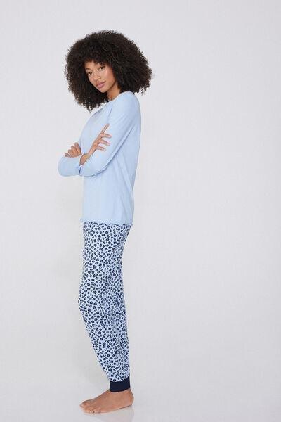 Multicolour Printed Drawstring Trousers, , large image number 1