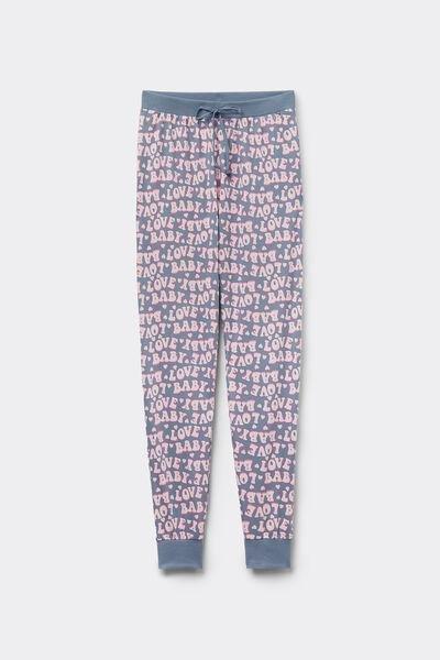 Multicolour Printed Drawstring Trousers, , large image number 4