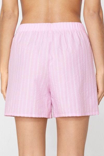 Pink Cringle Cotton Canvas Shorts, 5701_348Z, large image number 2