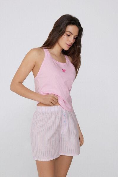 Pink Cringle Canvas Shorts, , large image number 1