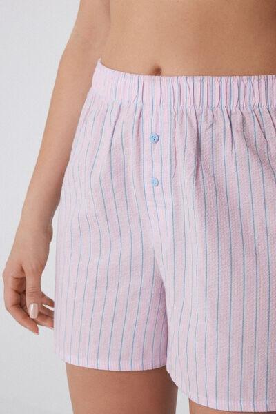 Pink Cringle Canvas Shorts, , large image number 3