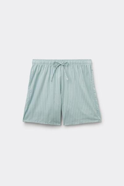 Green Drawstring Canvas Shorts, 5701_515Z, large image number 4