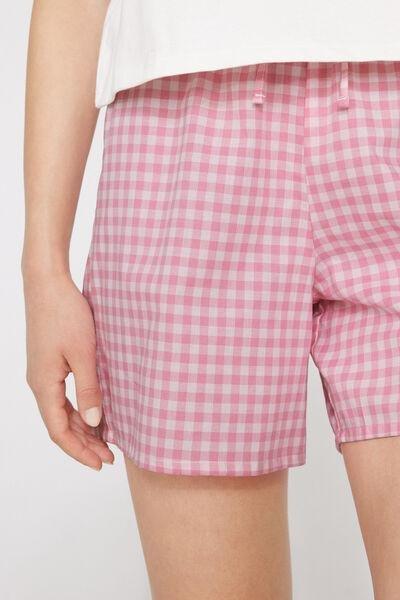 Pink Drawstring Canvas Shorts, 5701_532Z, large image number 3