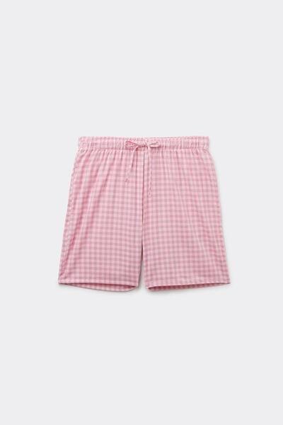 Pink Drawstring Canvas Shorts, 5701_532Z, large image number 4