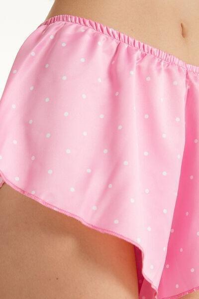 Tezenis - Pink Printed Satin Shorts