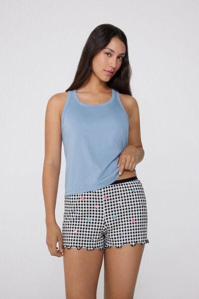 Black Printed Shorts, , large image number 1