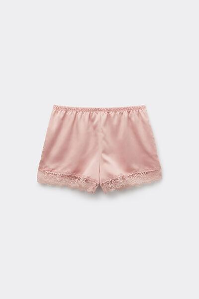 Pink Satin And Lace Shorts, , large image number 4