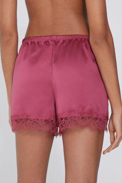 Pink Satin And Lace Shorts, , large image number 2