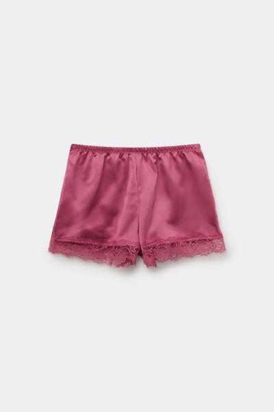 Pink Satin And Lace Shorts, , large image number 4