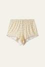 Tezenis - CREAM WHITE FLORAL PRINT Rolled Hem Viscose Shorts
