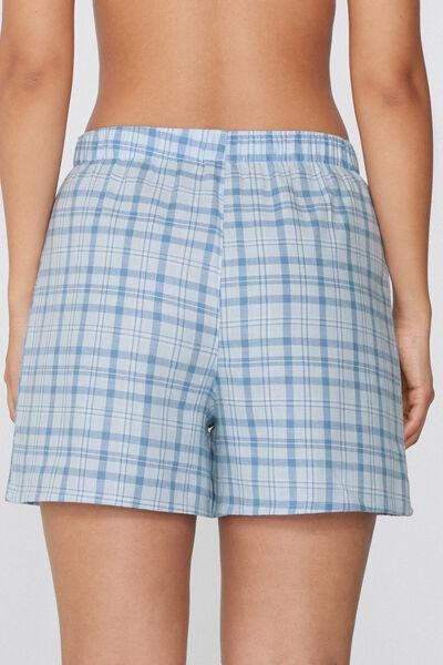 Blue Canvas Shorts, 5701_708Y, large image number 1