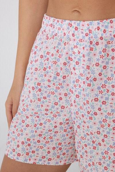 Pink Canvas Shorts, , large image number 3