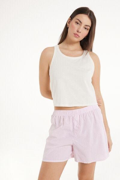 White Short Wide Straps Top, , large image number 1