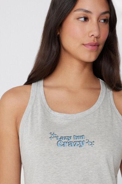 Grey Printed Camisole, , large image number 3