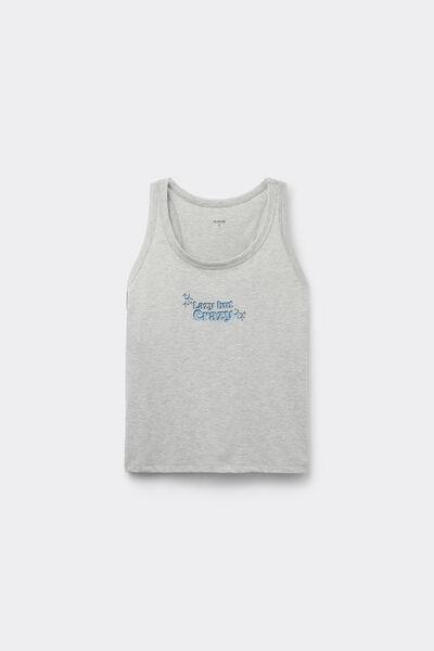 Grey Printed Camisole, , large image number 4