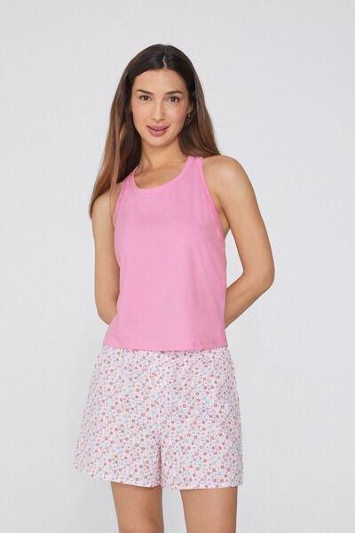 Pink Wide Shoulder Straps Camisole, , large image number 1