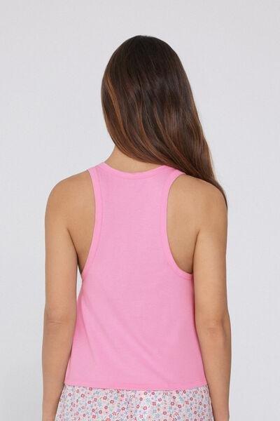 Pink Wide Shoulder Straps Camisole, , large image number 2