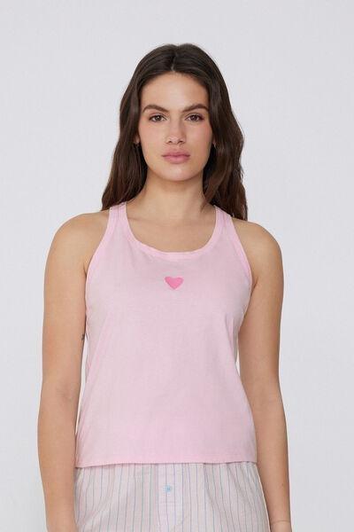 Pink Embroidered Camisole, 5701_567Y, large image number 1