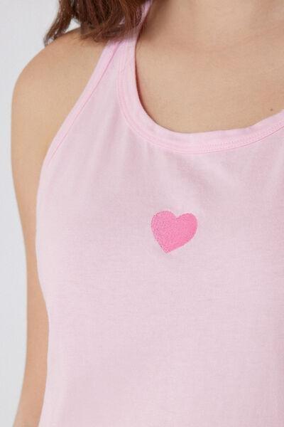 Pink Embroidered Camisole, 5701_567Y, large image number 3