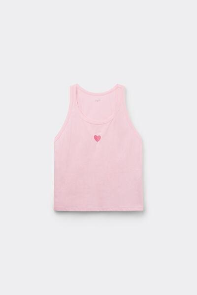 Pink Embroidered Camisole, 5701_567Y, large image number 4