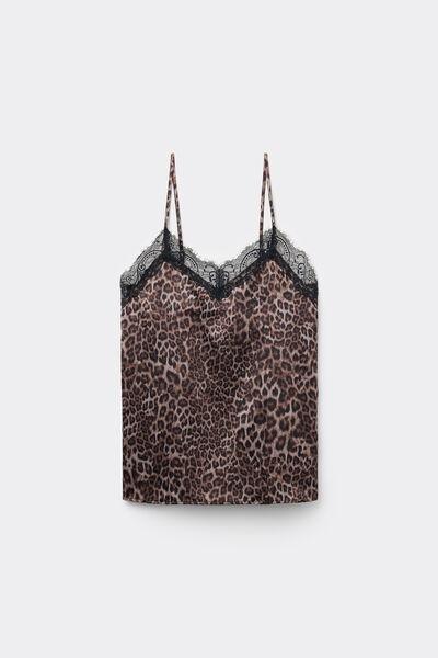 Multicolour Narrow Shoulder Straps Camisole, , large image number 4