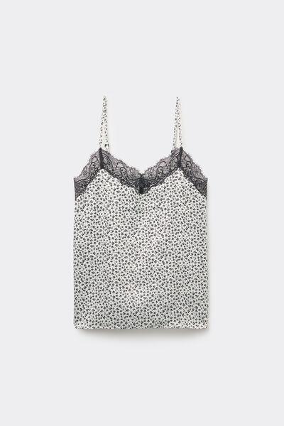 Multicolour Narrow Shoulder Straps Camisole, , large image number 4