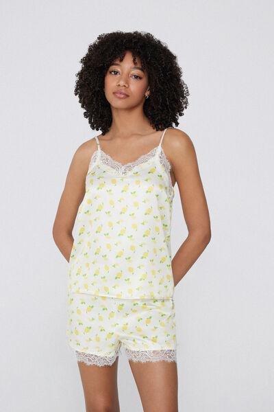 White Narrow Shoulder Straps Camisole, , large image number 1