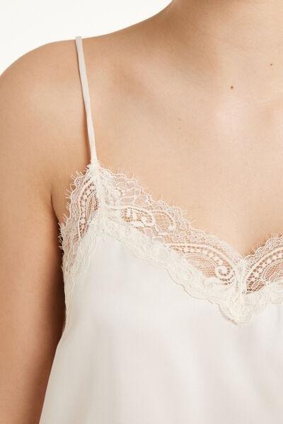 White Wide Neck Camisole, , large image number 3