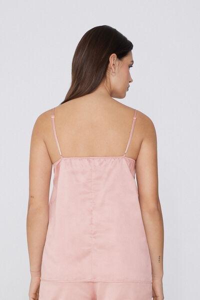 Pink Narrow Shoulder Straps Camisole, 5701_313Y, large image number 2