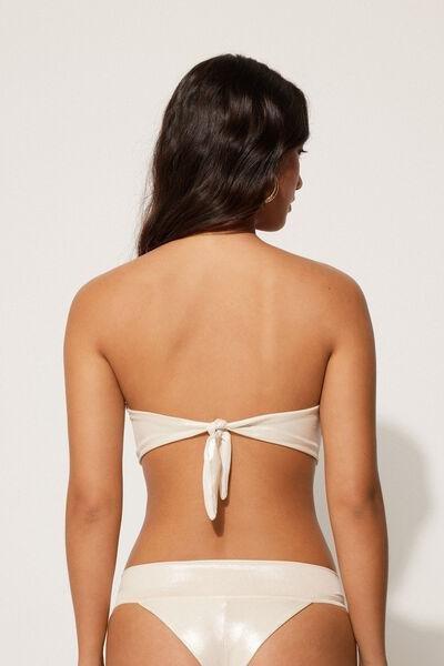 Cream Graduated Bandeau Bikini Top, , large image number 2