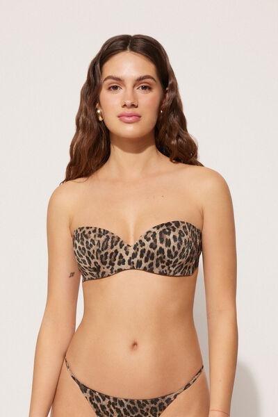 Multicolour Graduated Bandeau Bikini Top, , large image number 0