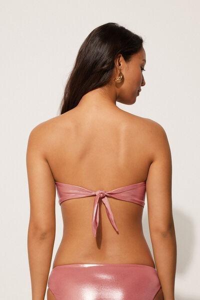 Pink Mermaid Glow Bandeau Bikini Top, , large image number 2