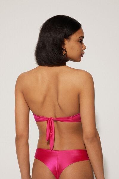 Pink Bandeau Bikini Top, , large image number 2