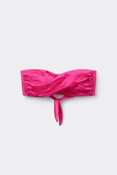Pink Bandeau Bikini Top, , large image number 4