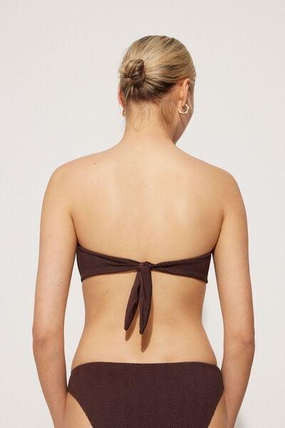 Brown Dreamy Effect Bikini Top, 5701_779Y, large image number 2