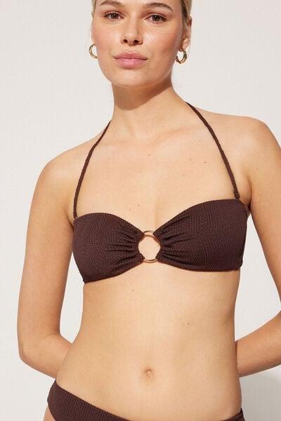 Brown Dreamy Effect Bikini Top, 5701_779Y, large image number 3