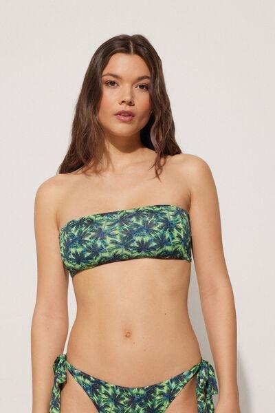 Multicolour Padded Bandeau Bikini Top, , large image number 0