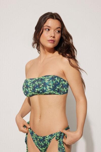 Multicolour Padded Bandeau Bikini Top, , large image number 1