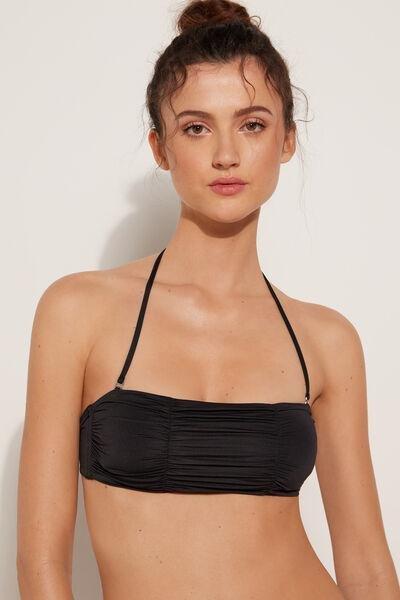 Black Bandeau Bikini Top, , large image number 3