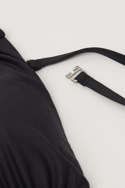 Black Removable Padding Bandeau Bikini, Black, large image number 6