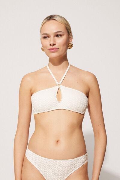 White Cut-Out Bikini Top, 5701_526Y, large image number 1