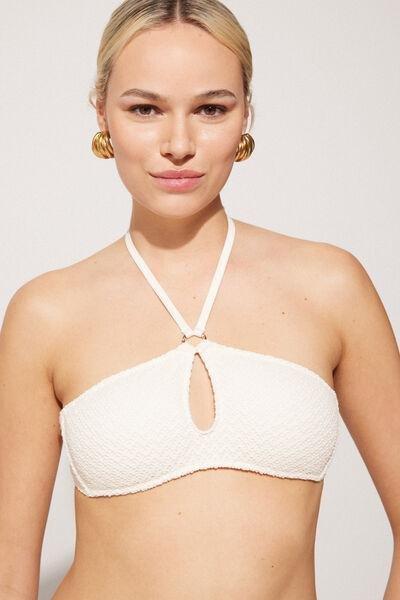 White Cut-Out Bikini Top, 5701_526Y, large image number 3