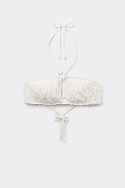 White Cut-Out Bikini Top, 5701_526Y, large image number 4