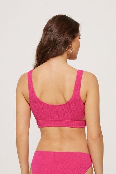 Pink Loop Wavy Bikini Top, , large image number 2