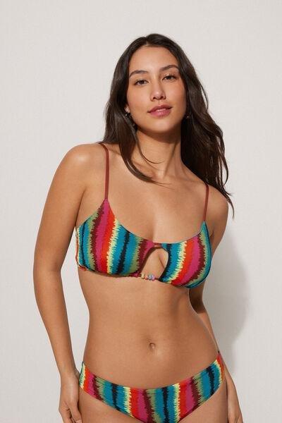 Multicolour Padded Bikini Top, , large image number 1